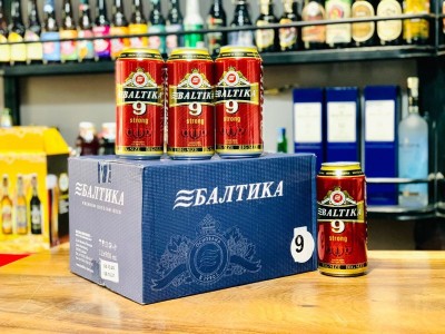 Bia Baltika số 9 8%-Lon 900ml 