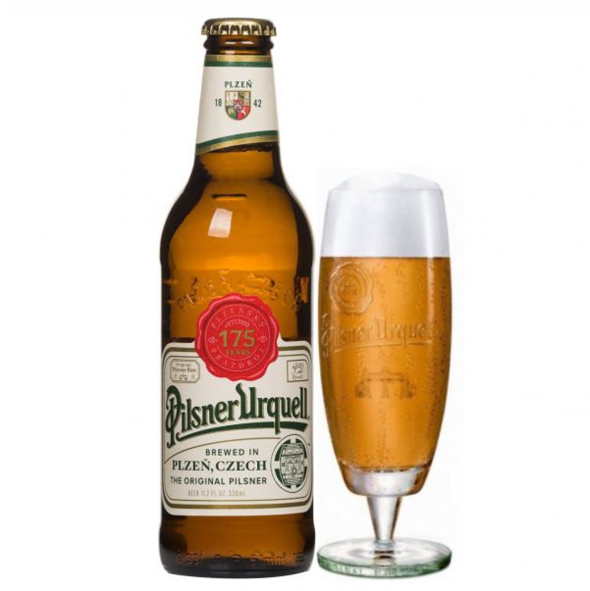 Bia Pilsner Urquell 4.4% - chai 330 ml