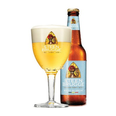 Bia Steenbrugge Wit 4.8%-Chai 330ml