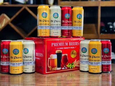 Hộp quà tết bia St.Pierre - lon 500 ml