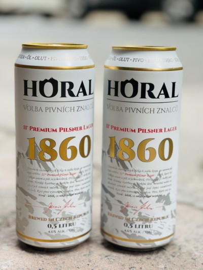 Bia Horal 1860 Premium Pilsner Lager 4.6%-Lon 500ml