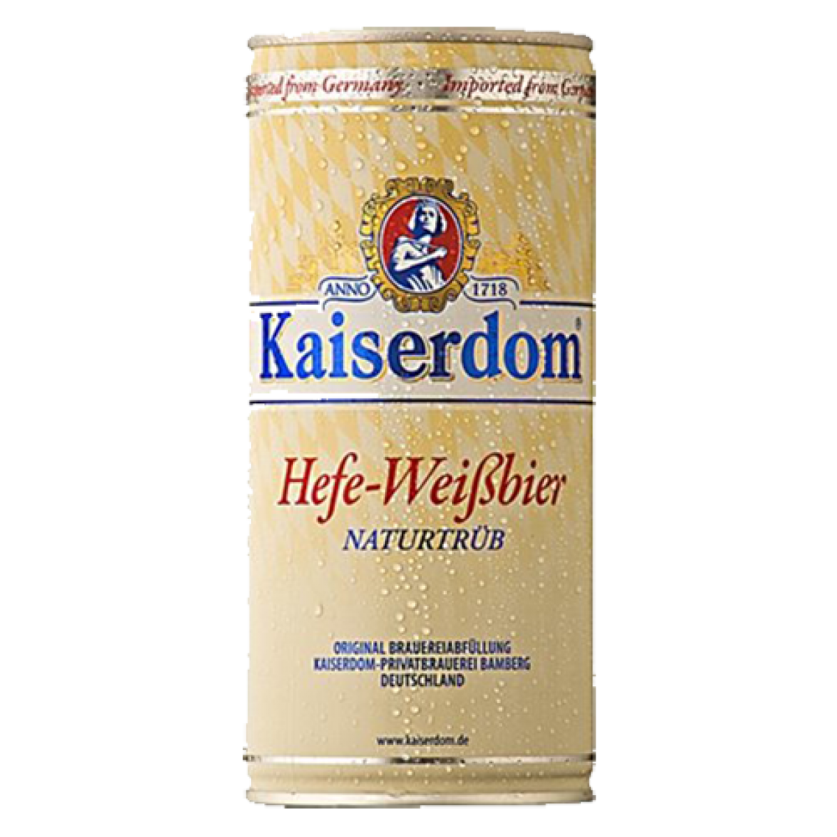 Bia Kaiserdom Hefe Weissbier 4.7%-Lon 1000ml