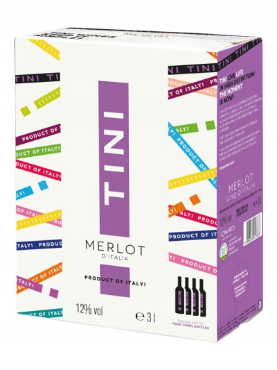 Vang bịch Tini Merlot 12%-3 lít