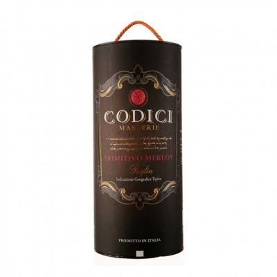 Vang Codici Primitivo Merlot 13.5%-bịch 3 lít