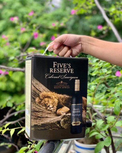 Vang bịch Five’s Reserve 14%-bịch 3 lit