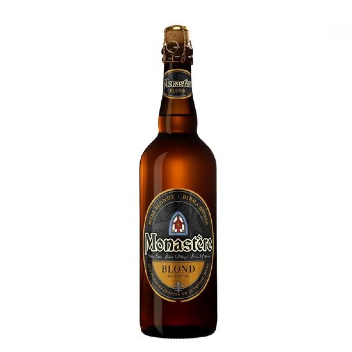 Bia Monastère Blond 6.5%-chai 750ml