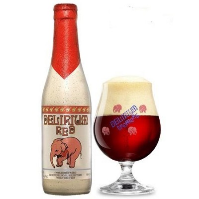 Bia Con Voi Delirium Red 8%-Chai 330ml 