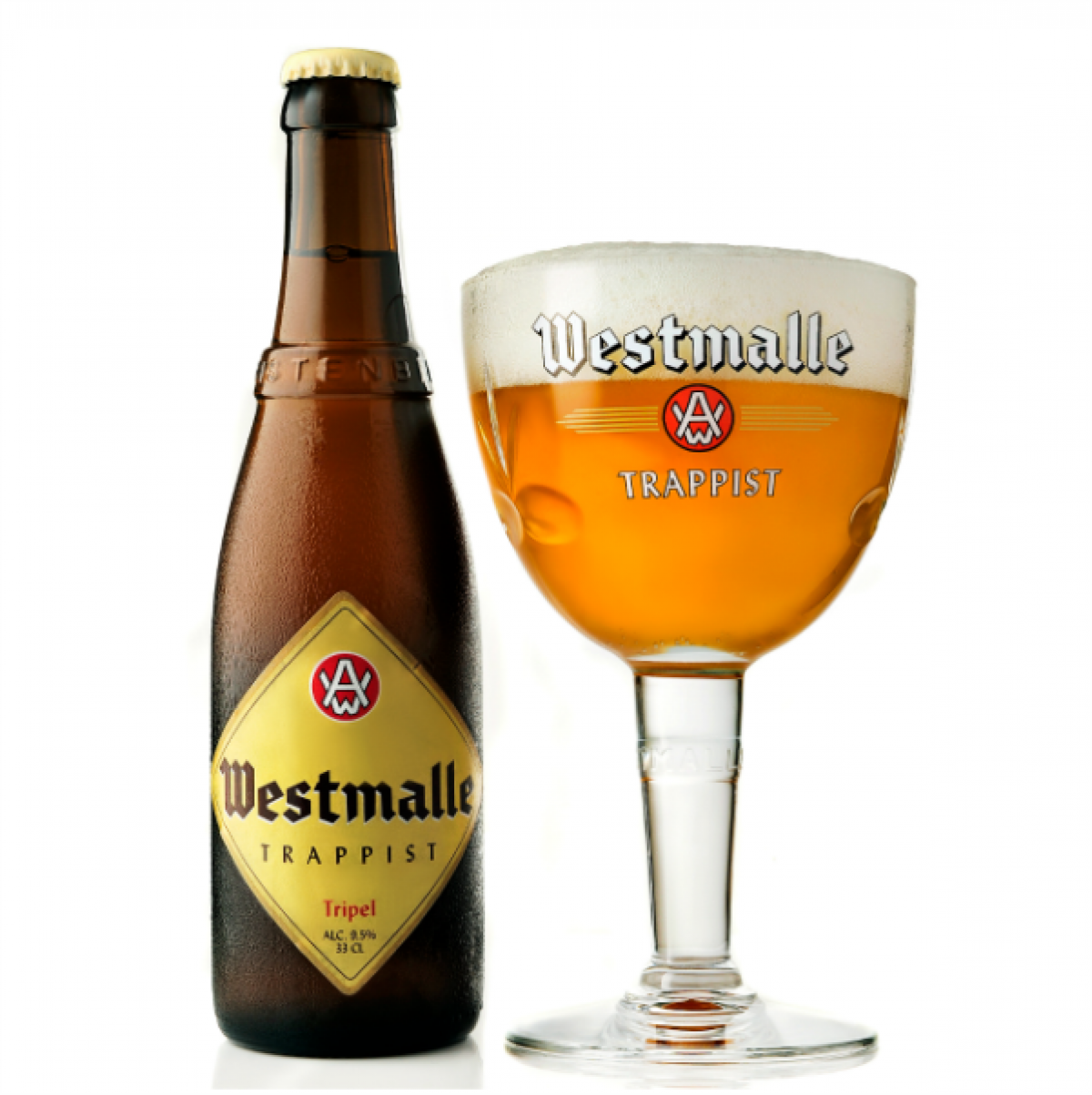 Bia Westmalle Tripel 9,5%-chai 330ml