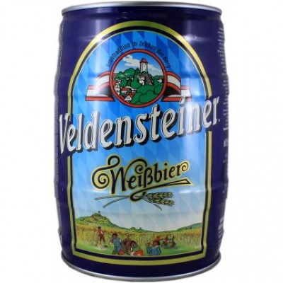 Bia Veldensteiner Weissbier 5.1% Đức – bom 5 lít