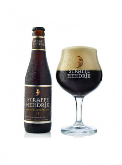 Bia Straffe Hendrik Brugs Quadrupel Bier 11%-chai 330ml 