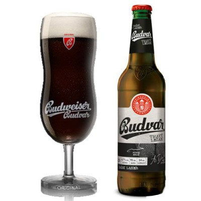 Bia Budweiser Budvar đen 4,7% - chai 330ml