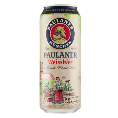 Bia Paulaner Weissbier 5.5% - lon 500ml 