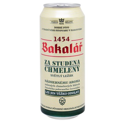 Bia Bakalar Dry Hopped Lager 5.2%-Lon 500ml 