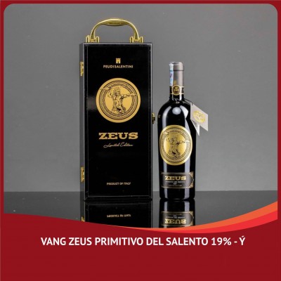 Hộp quà vang Zeus Primitivo Di Manduria Limited 19%