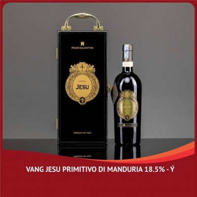 Hộp quà vang Jesu Primitivo Di Manduria 18.5%