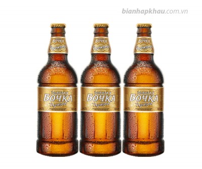 Bia Bochka vàng tươi 5,5% - chai 500 ml