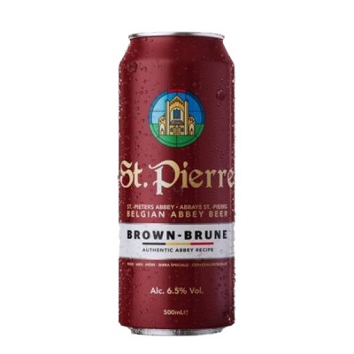 Bia St.Pierre Brune 6.5%-Lon 500ml