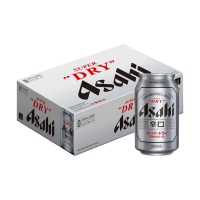 Bia Asahi Nhật Bản 5% - lon 330 ml