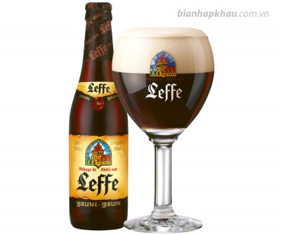 Bia Leffe nâu 6,3% - chai 330ml