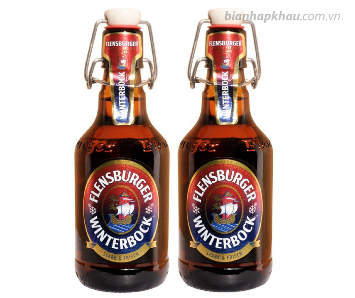 Bia Flensburger WinterBock 7 nút sứ chai 330ml