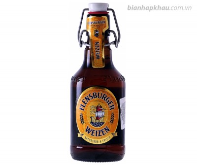 Bia Flensburger Weizen 5.1% nút sứ – chai 330ml