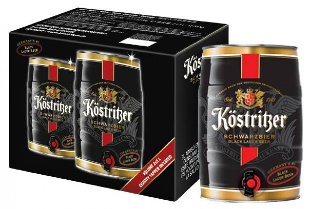 Bia Kostritzer 4,8% - bom 5 lít