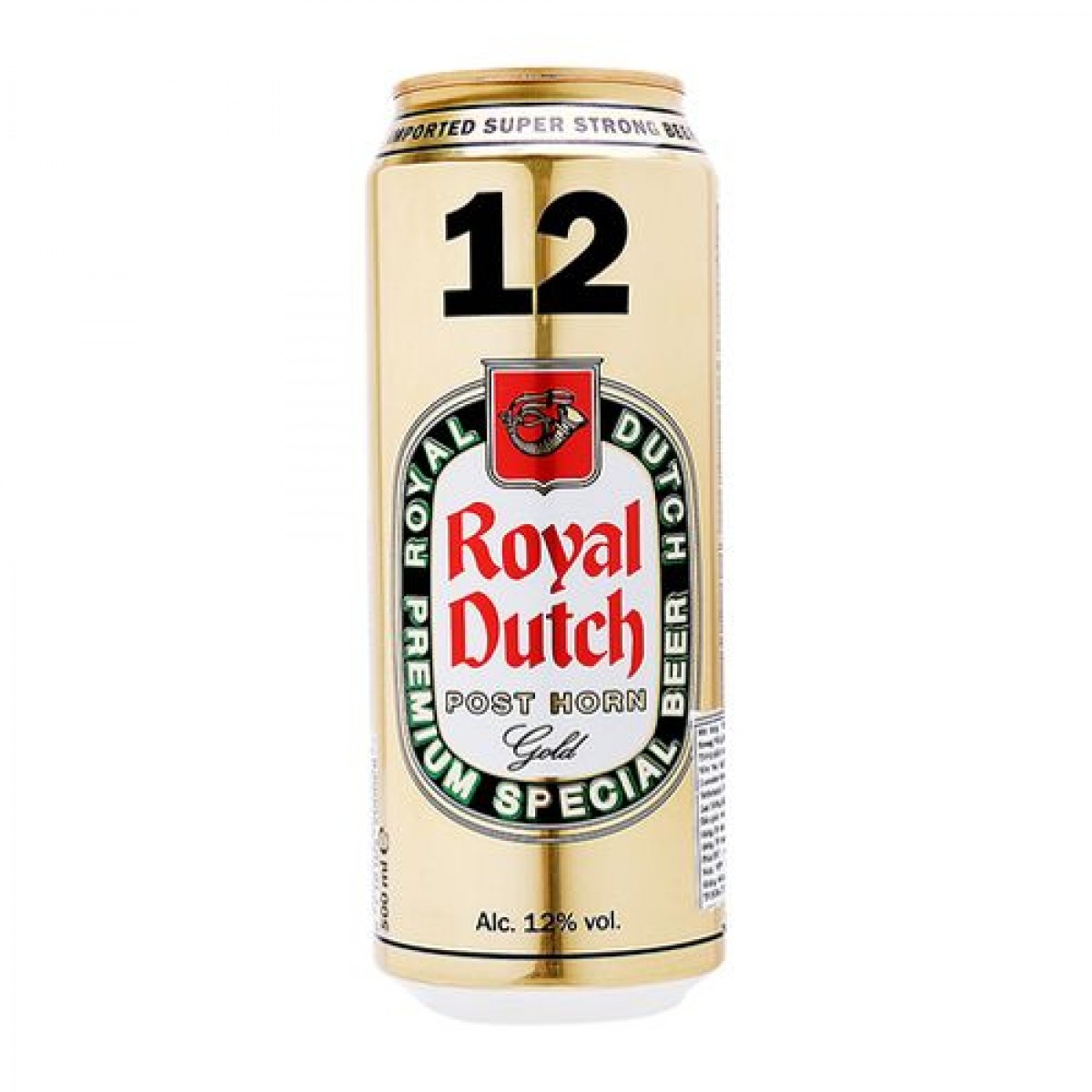 Bia Royal Dutch Gold 12%–lon 500ml